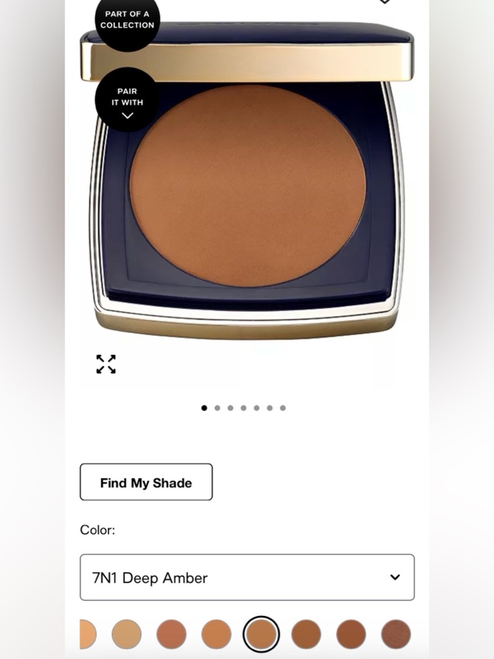 Estee Lauder Matte Pressed Powder - Warm Tan/Bronze